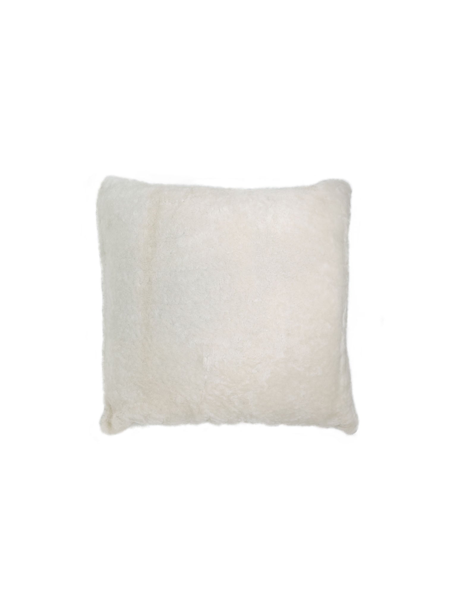 Ivory Shearling Pillow