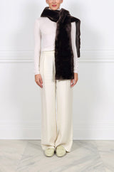 Merino Shearling Scoodie with Pockets