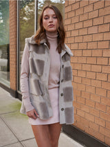 The  Lodge Shearling & Suede Vest
