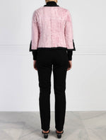 The Pravita Silky Lamb Jacket with Black Trim