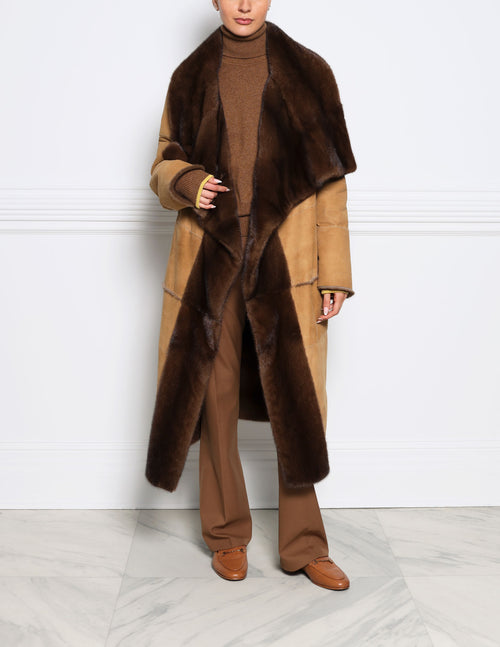 The Danna Reversible Mink Fur Coat