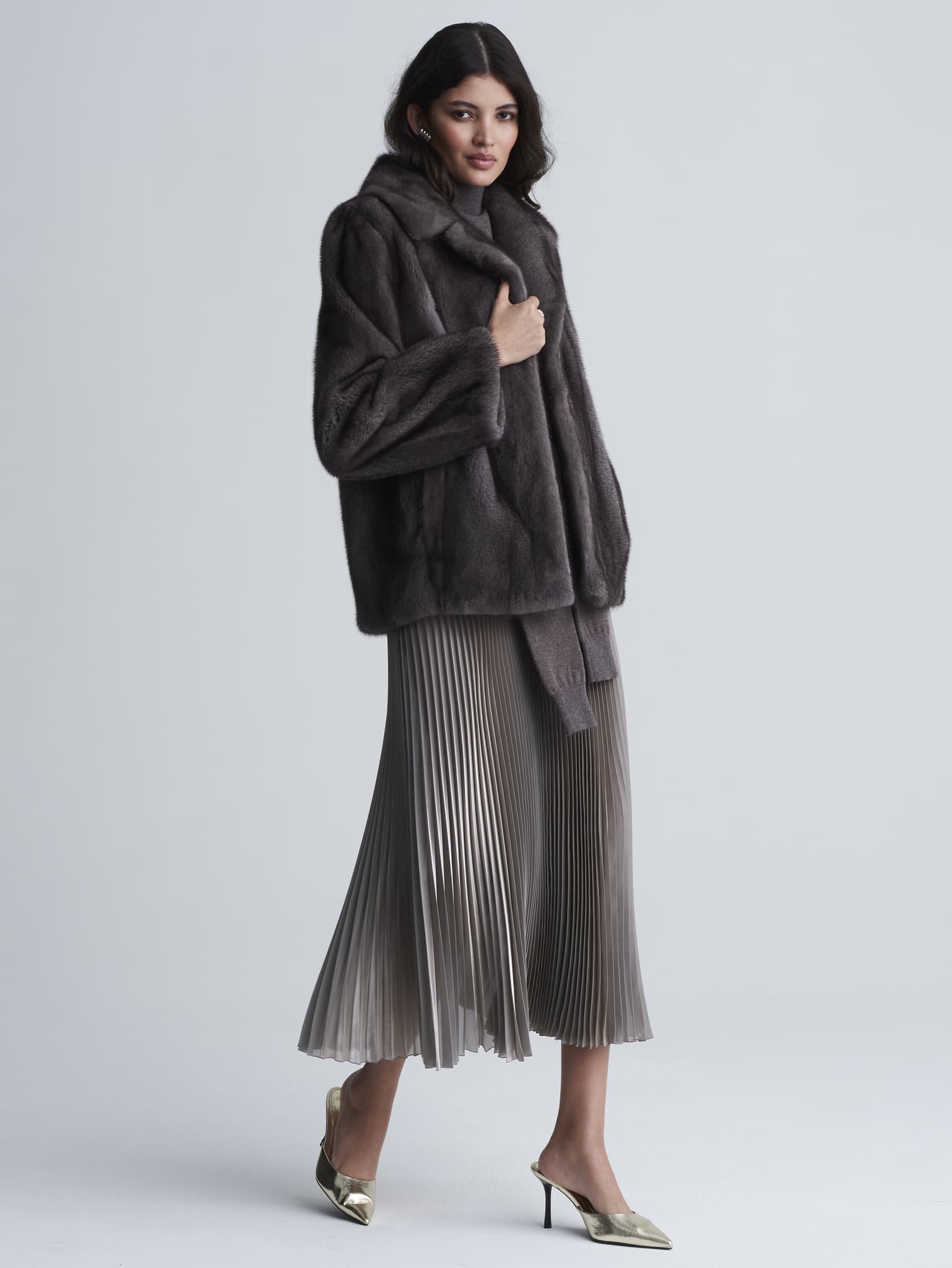The Virginia Mink Fur Jacket