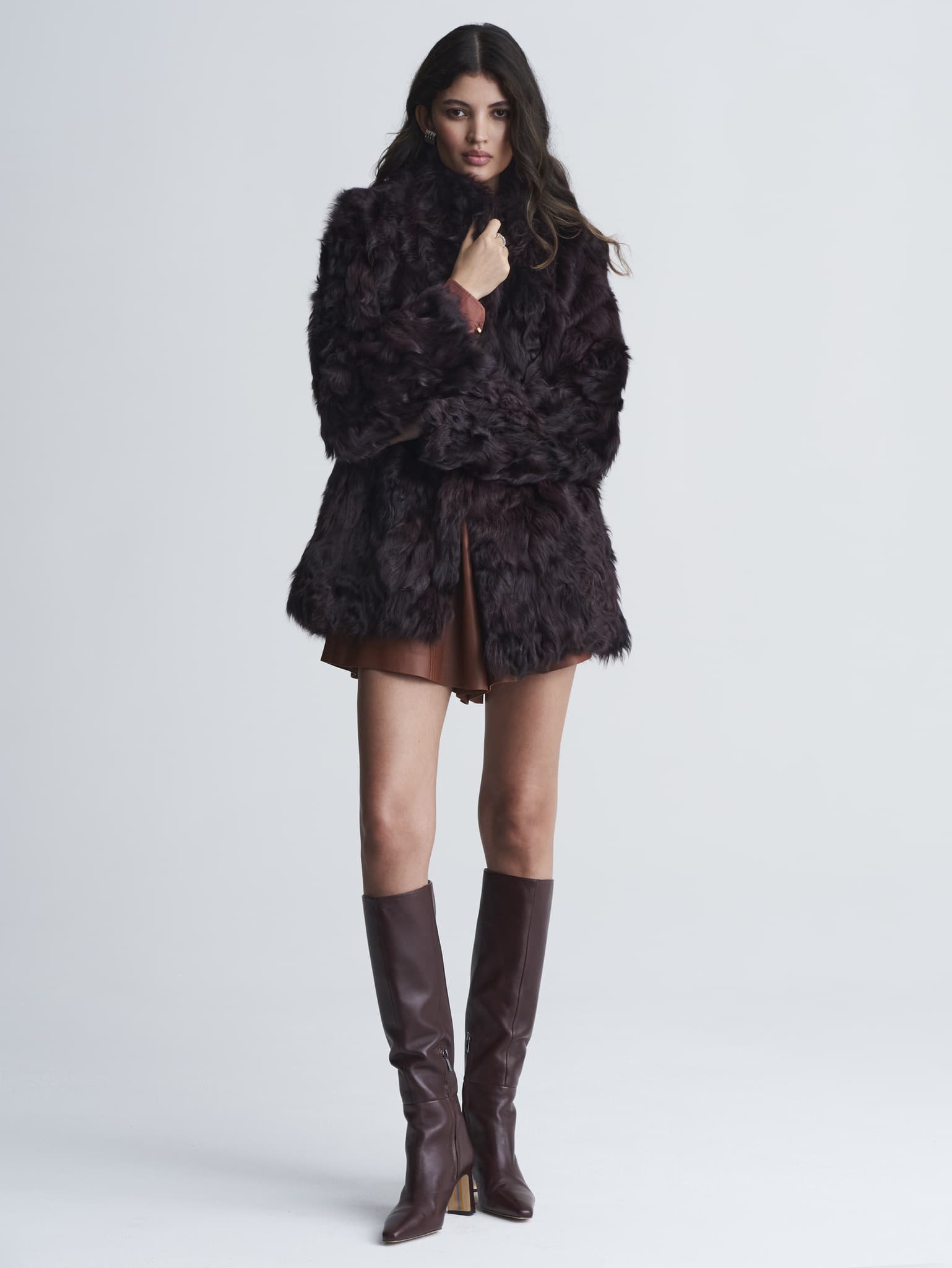 The Taylor Upcycled Shearling Jacket