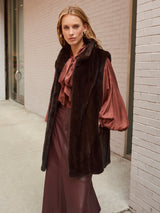Mahogany Mink Fur Vest