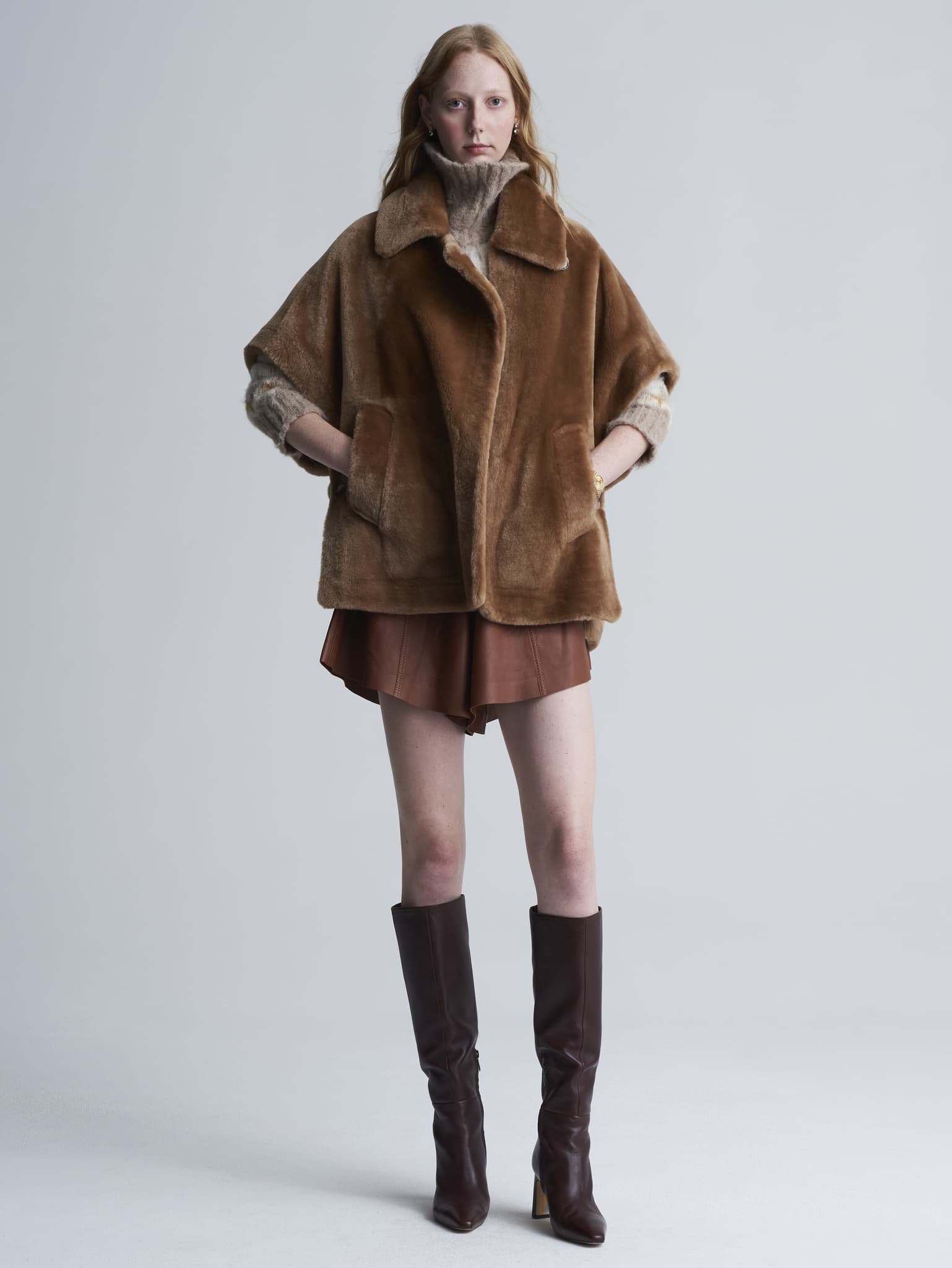 The  Camel Malibu Shearling Jacket