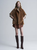 The  Camel Malibu Shearling Jacket