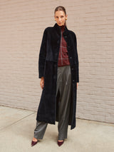 The Antonia Shearling Wrap Coat