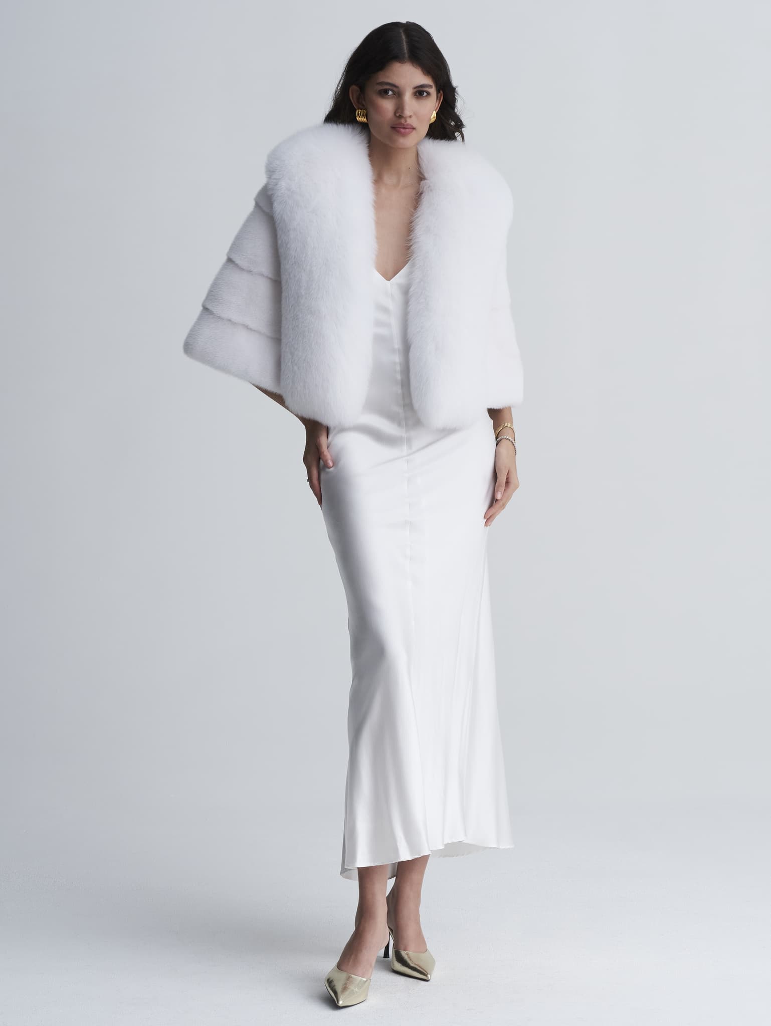 The Celeste Mink Fur Stole