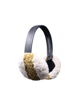 Two Tone Shearling Earmuffs