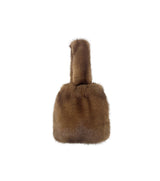 The Meow Mini Mink Fur Bag in Solid Colors