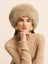 Smooth Fur Headband Convertible to a Scarf