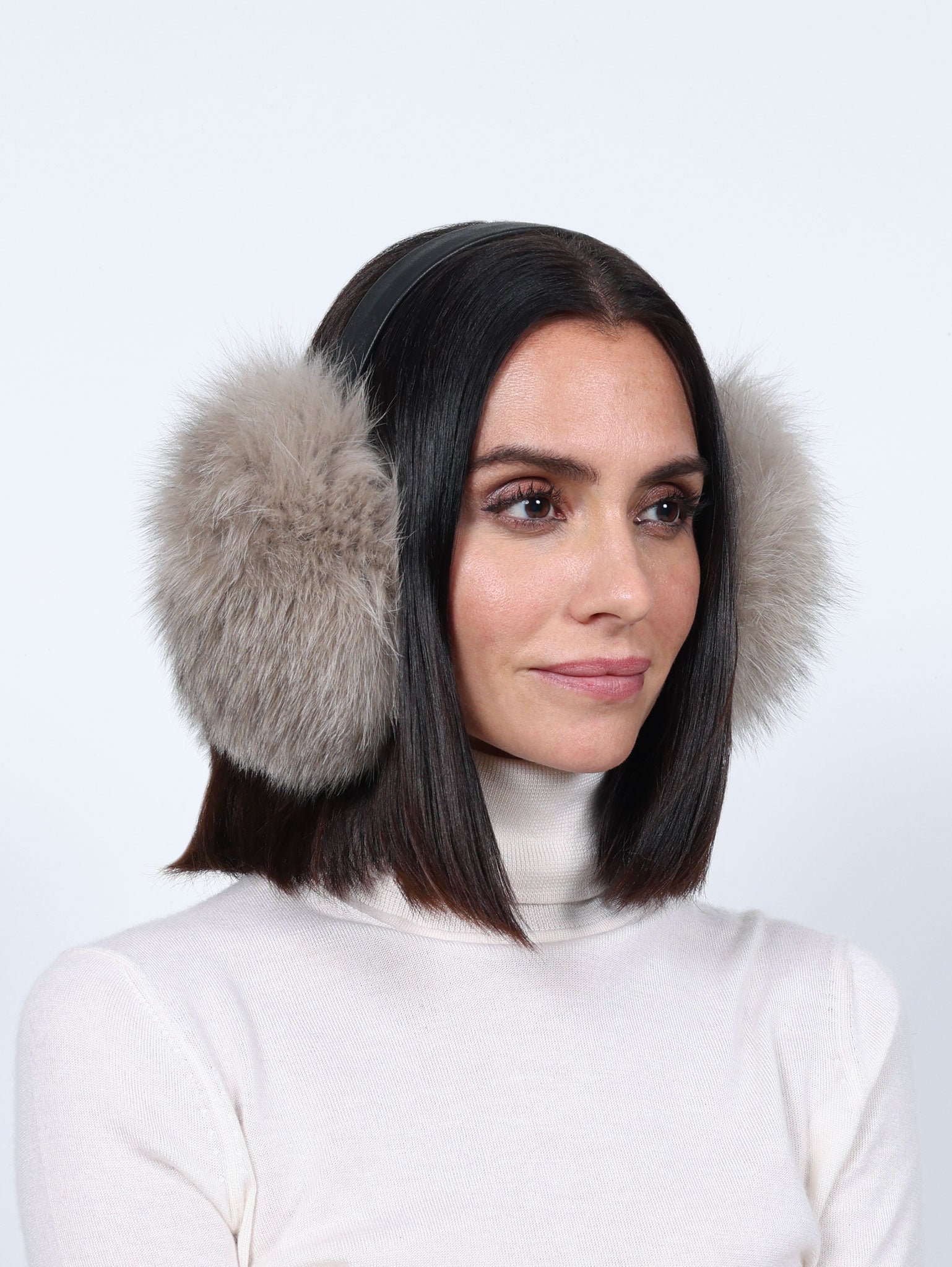 Dyed Fur Earmuffs in Assorted Colors