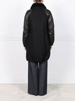 The City Felt Shearling Lined Coat