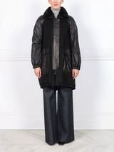 The City Felt Shearling Lined Coat