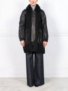 The City Felt Shearling Lined Coat
