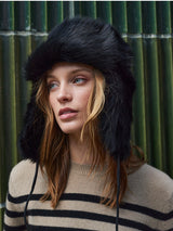 Toscana Shearling Trapper Hat
