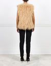 Shearling Crew Neck Vest