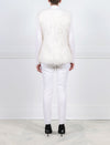 Shearling Crew Neck Vest