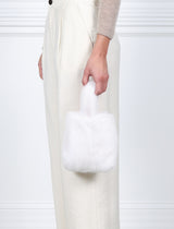 The Meow Mini Mink Fur Bag in Solid Colors