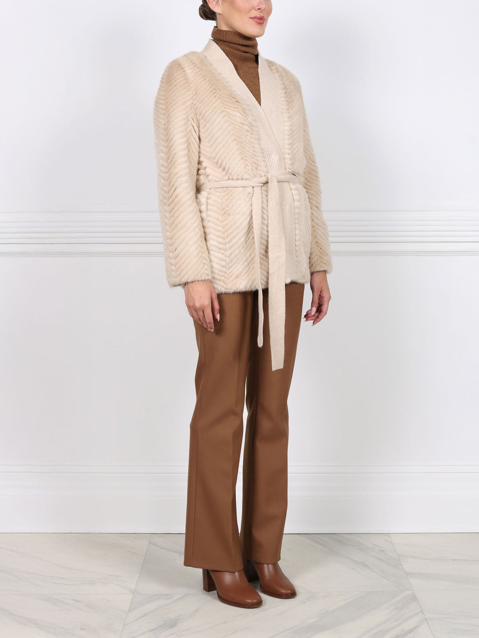 The Leah Mink Fur Jacket