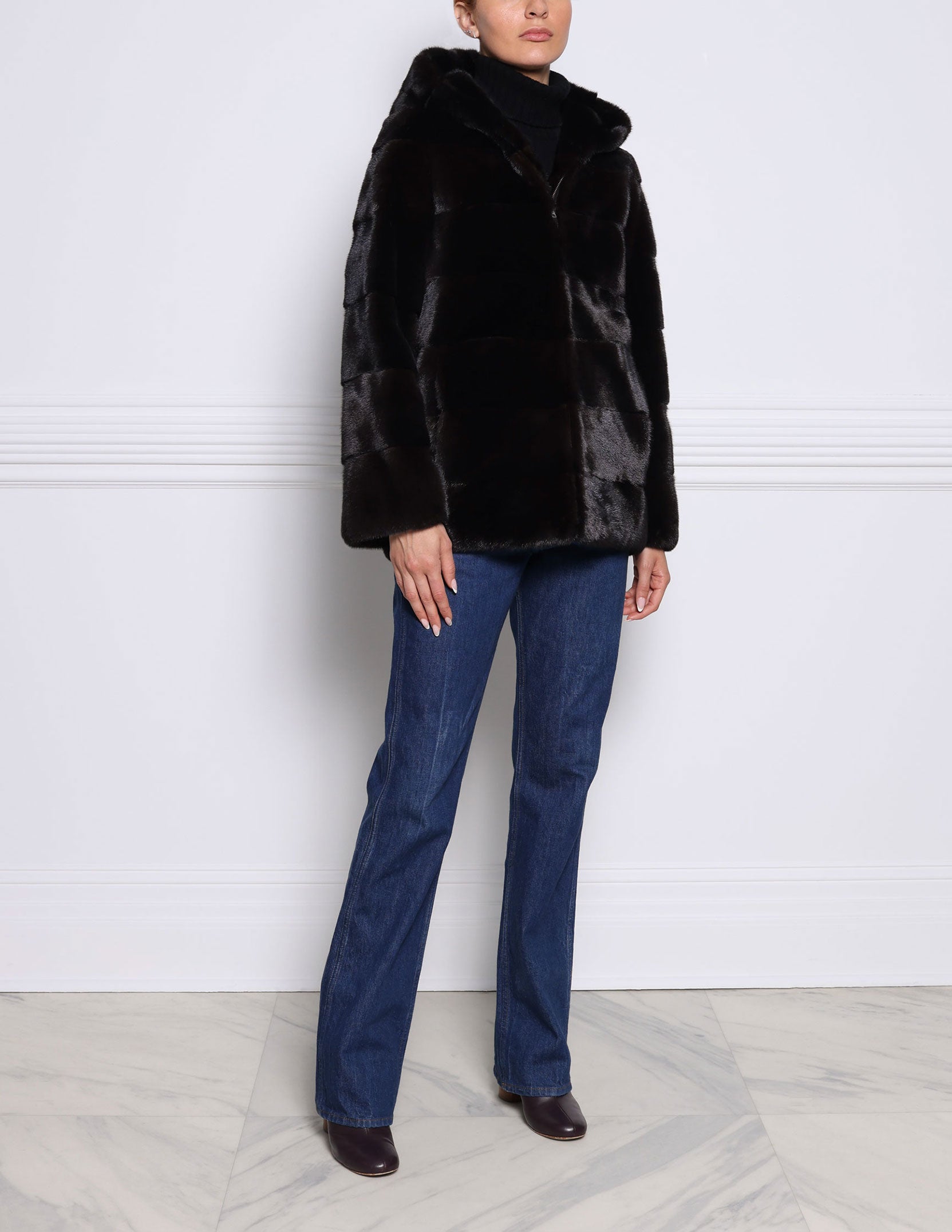 The Maggie Mink Fur Jacket