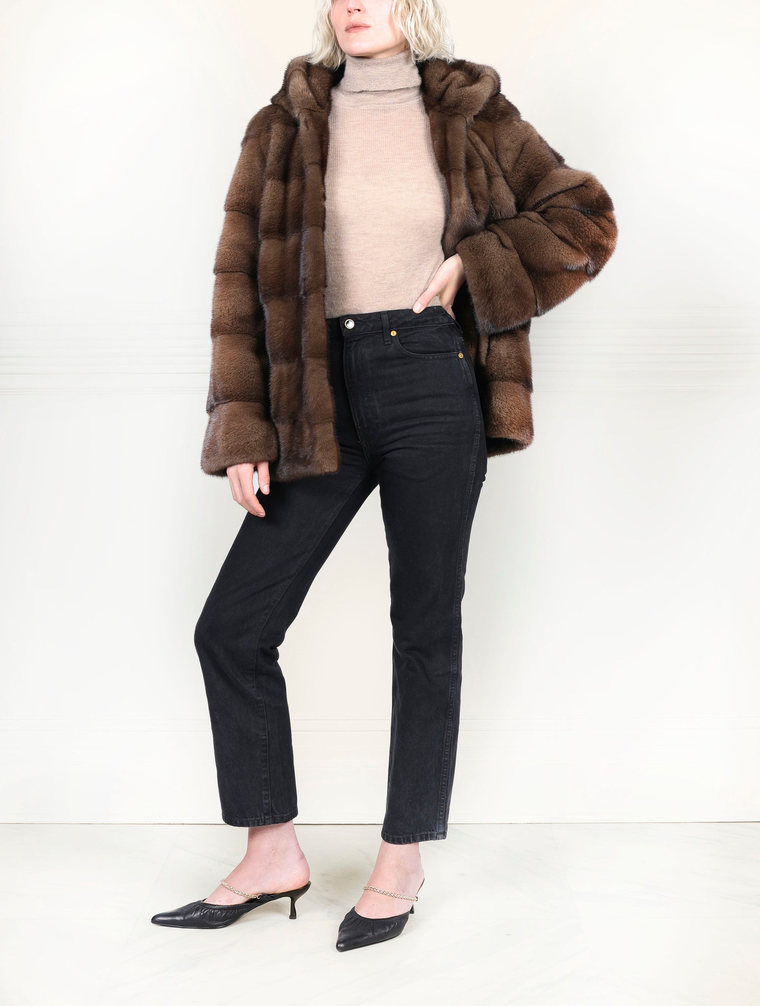 The Louanne Mink Jacket