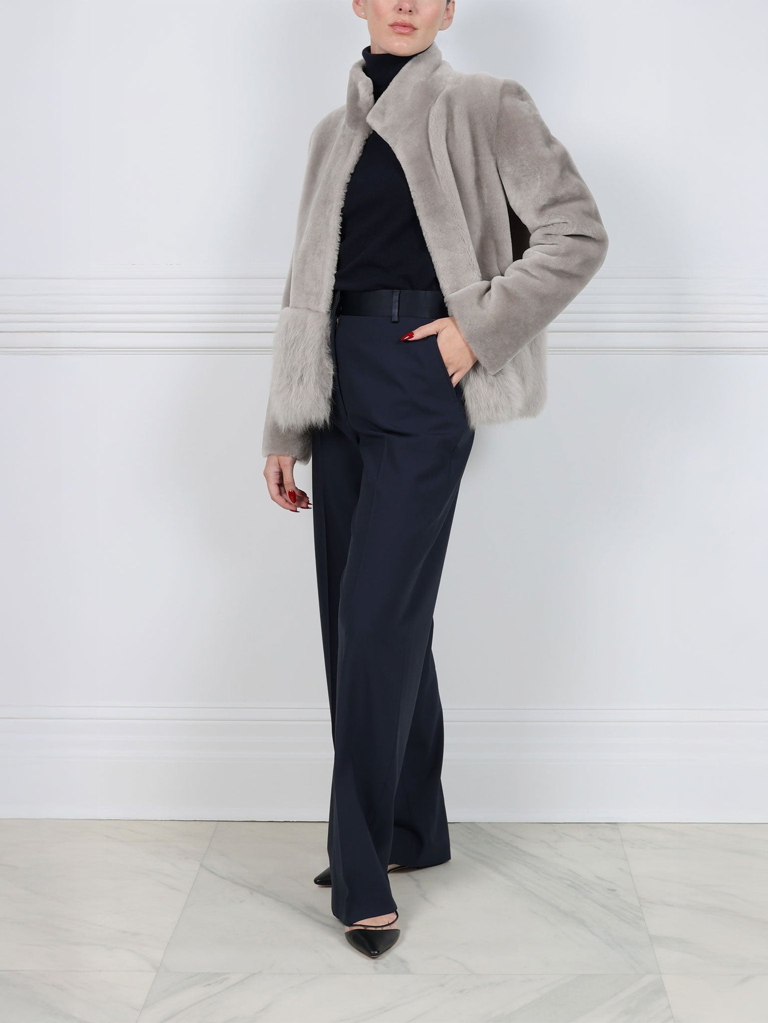 The Aimee Shearling Jacket