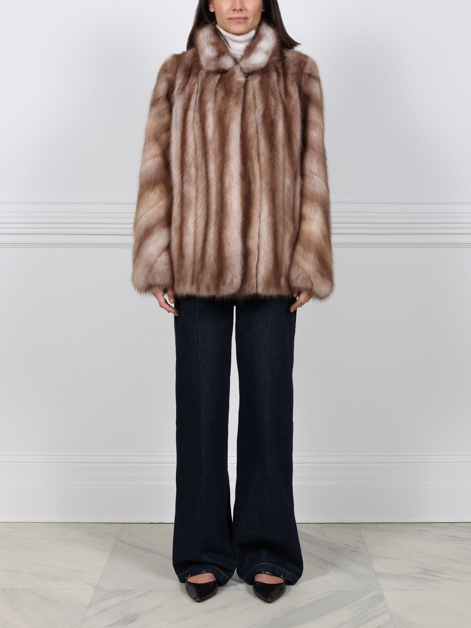 Stone Marten Fur Jacket