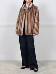 Stone Marten Fur Jacket