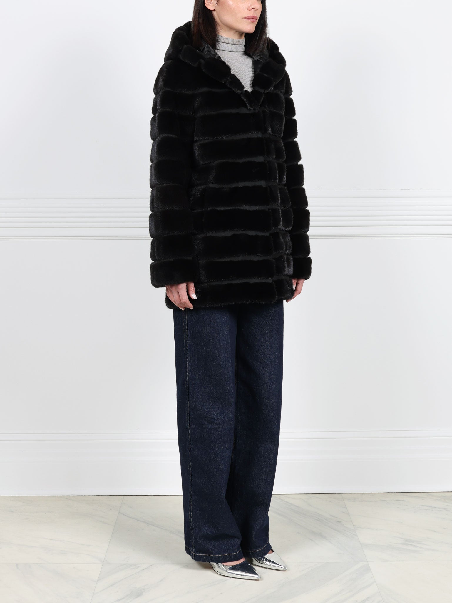 The Brigid Mink Fur Coat