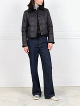 Quilted Sheared Fur Reversible Jacket