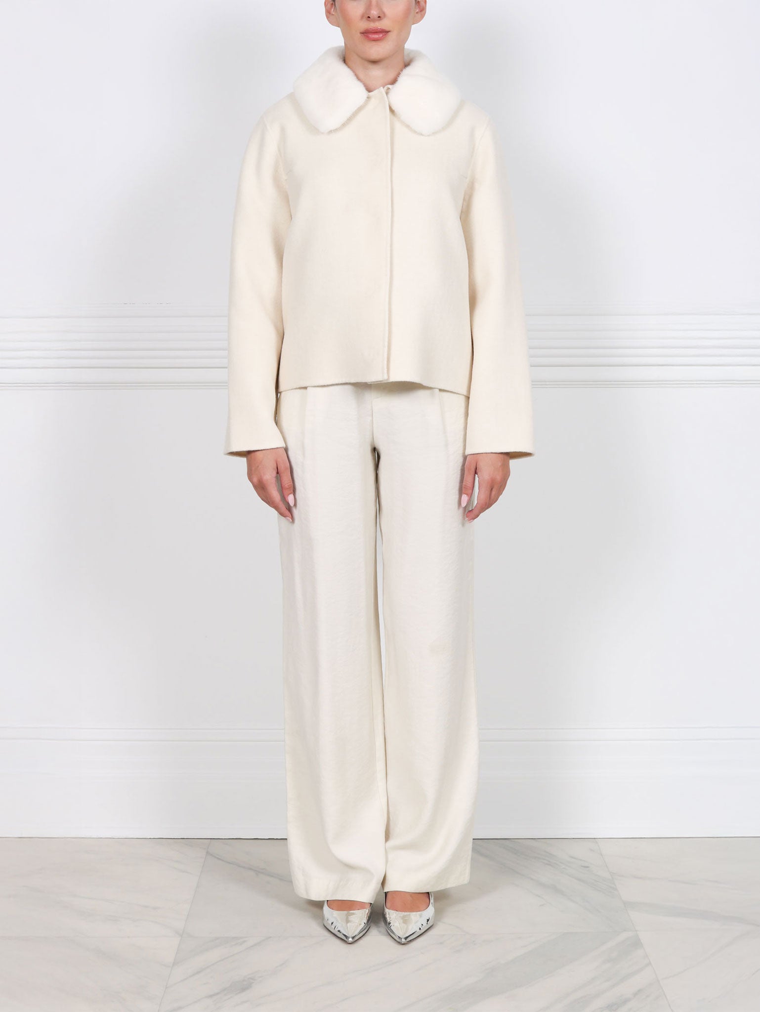 The Base Wool/Cashmere and Mink Jacket