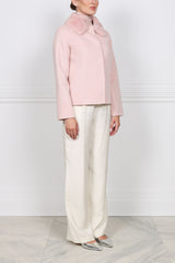 The Base Wool/Cashmere and Mink Jacket