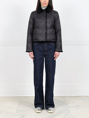 Quilted Sheared Fur Reversible Jacket