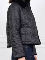 Quilted Sheared Fur Reversible Jacket