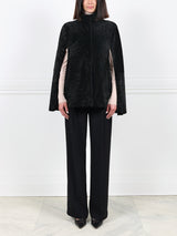 The Abigail Shearling Cape