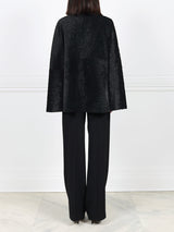 The Abigail Shearling Cape