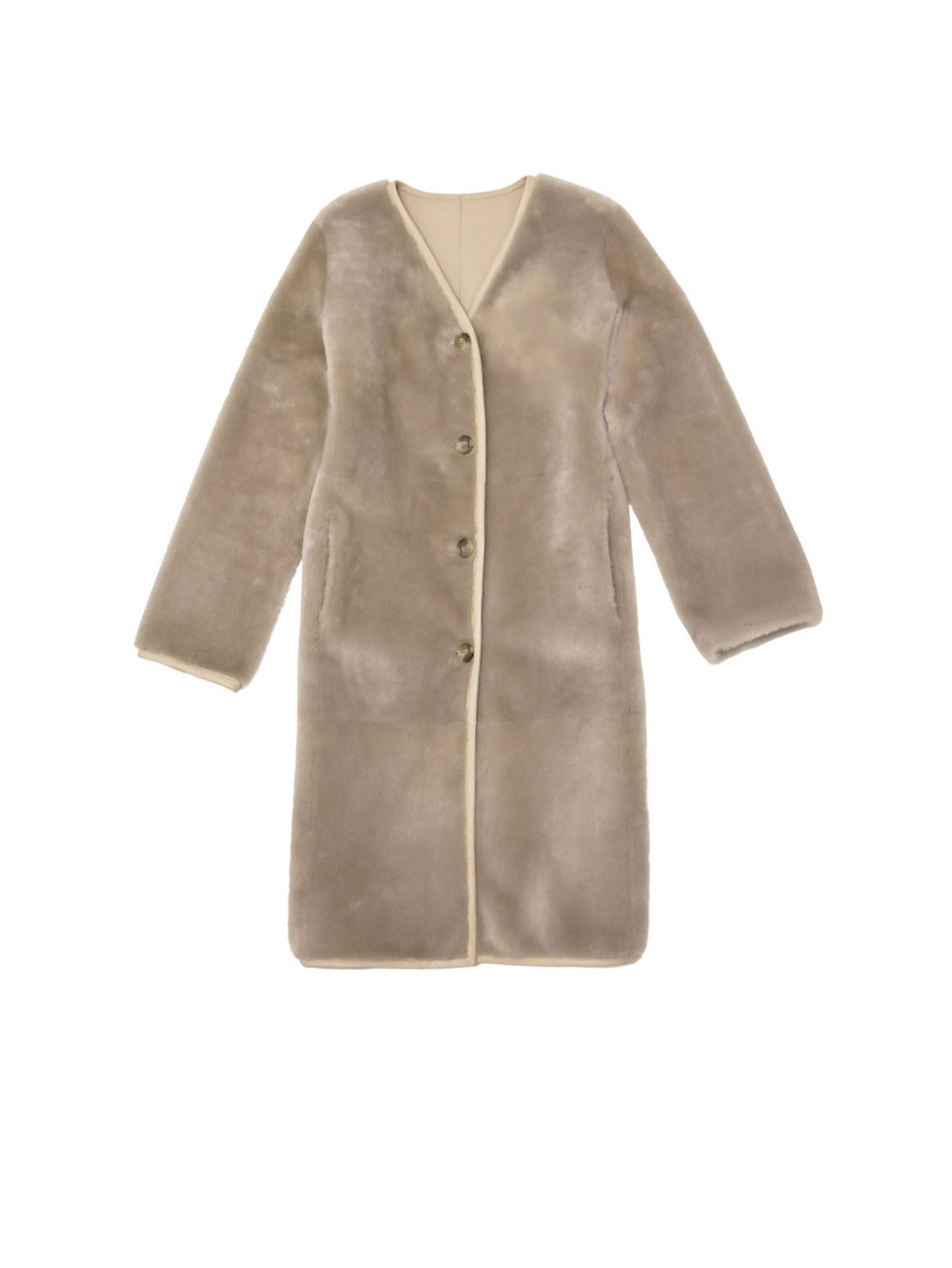 The Annie Reversible Merino Shearling Coat