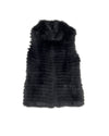 Stripped Fox Fur Vest