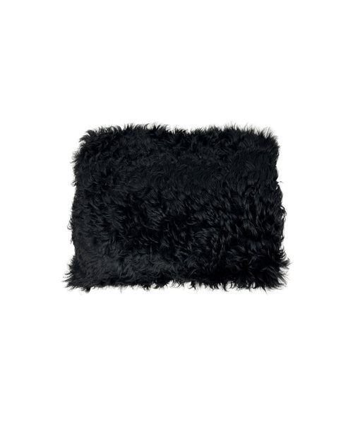 Tigrados Shearling Zippered Pouch