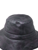 Fantastic Flowers Printed Reversible Shearling Bucket Hat Designed by Zandra Rhodes