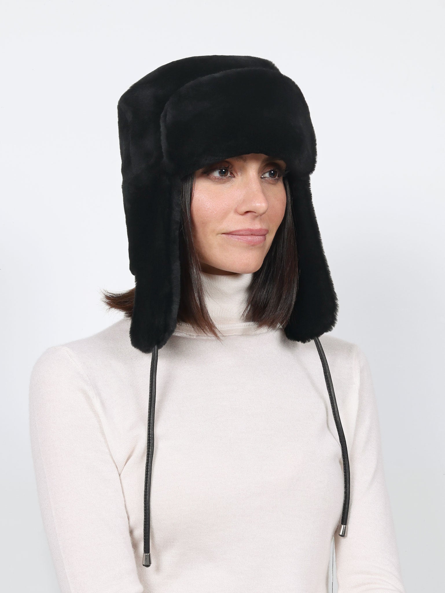 Merino Shearling Trapper Hat