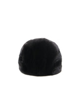 Black Mink Fur Beanie
