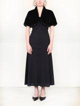 The Oval Mink Fur Shrug