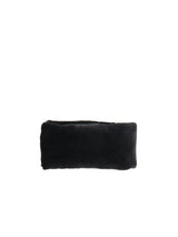 Oversized Mink Headband in Black
