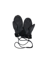 Shearling Mittens with Short String