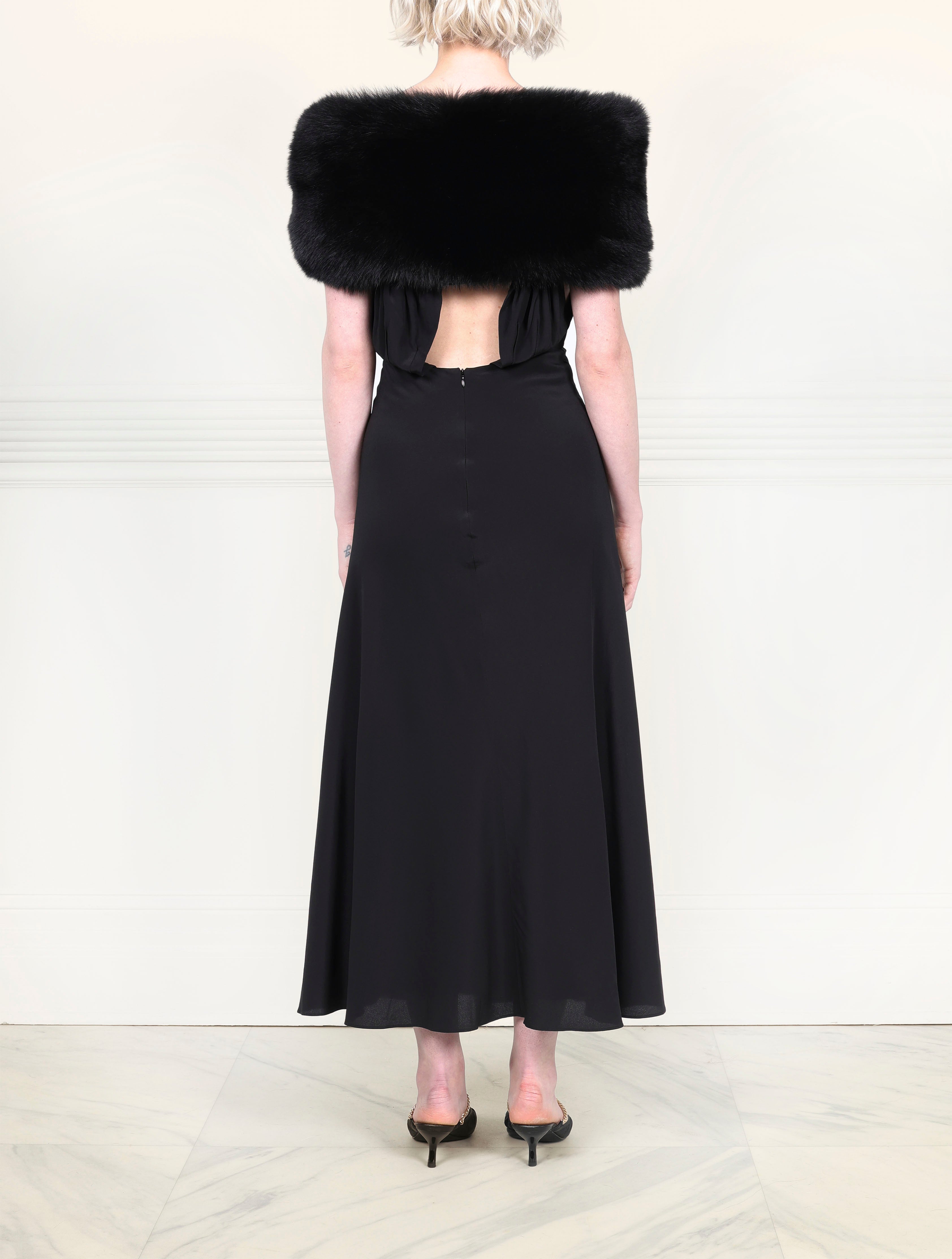 The Bow Fox Fur Stole