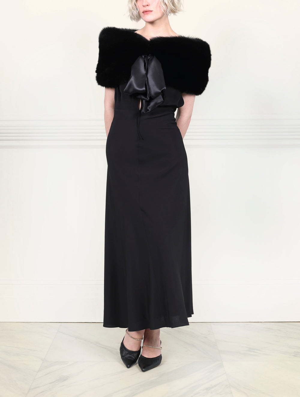 The Bow Fox Fur Stole