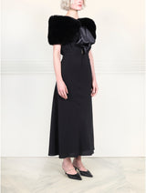 The Bow Fox Fur Stole