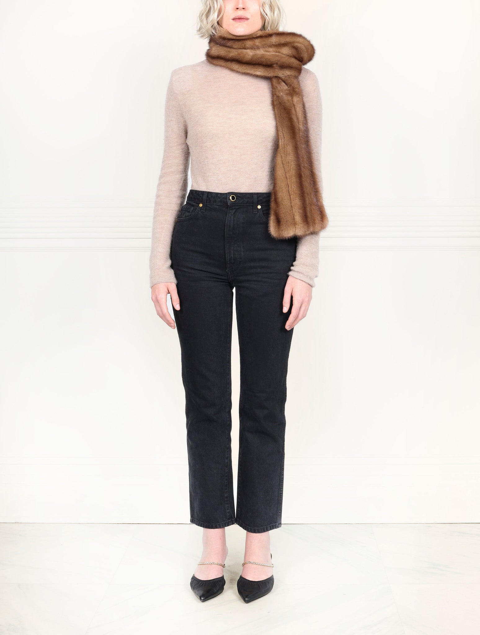 Upcycled Mink Fur Scarf